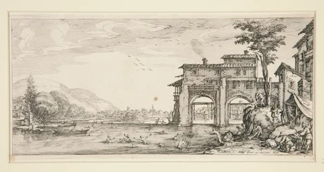 Die Badenden (Landschaften für Giovanni de Medici)