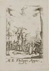 Martyrium des Heiligen Philippus, Platte acht aus Die Martyrien der Apostel