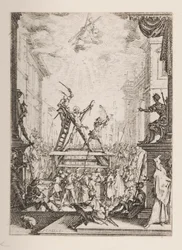 Martyrium des Heiligen Andreas, Nr. 5 aus Das Martyrium der Apostel