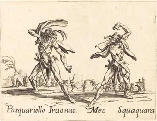 Pasquariello Truonno und Meo Squaquara, ca. 1622