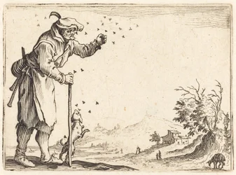 Bauer von Bienen angegriffen