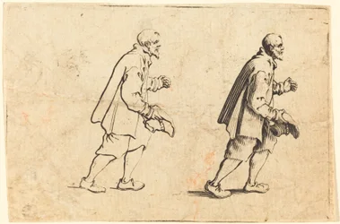 Bauer mit Hut in der Hand
