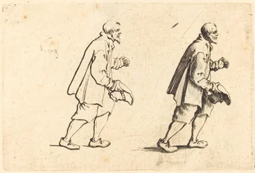 Bauer mit Hut in der Hand