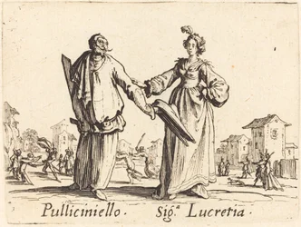 Pulliciniello und Siga. Lucretia