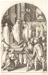 Der heilige Basilius feiert die Messe, 1608-1611