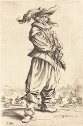 Soldat mit Federhut