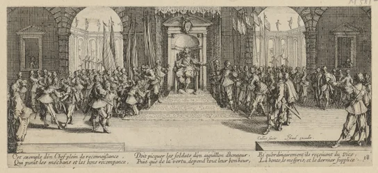 Soldvergabe, Blatt 18 der Folge „Grauen des Krieges“