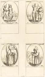 St. Agatha; St. Dorothy; St. Romuald von Ravenna; St. Paul, Bischof von Verdun