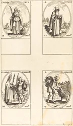 St. Antonius; St. Prisca; St. Germanikus; Sts. Fabian und Sebastian