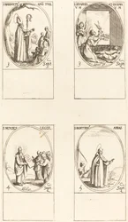 St. Mansuetus; Sts. Serapia und Erasma; Moses; St. Bertin, Abt
