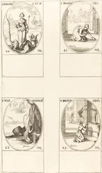 St. Margareta von Antiochia, St. Praxedes, St. Maria Magdalena, St. Birgitta von Schweden