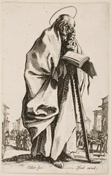 Der heilige Simon, aus der Serie „Die großen Apostel“