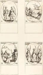 Heilige Nicostratus und Anthiocus; Heilige Julia; Heiliger Desiderius; Heilige Susanna, Palladia und...