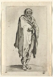 Die Bettler: Bettler ohne Hut oder Schuhe, ca. 1623