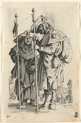 Die Bettler: Die zwei Pilger, um 1623