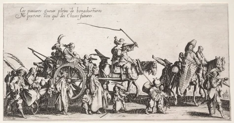 Die Bohémiens: Der Marsch der Bohémiens: Die Nachhut