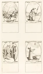 Die Bekehrung des Saulus; St. Paulus; St. Johannes Chrysostomus; St. Kyrill von Alexandria