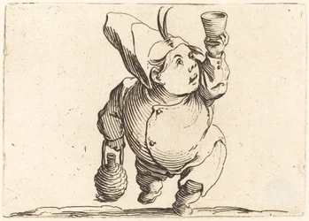 Der Trinker, Vorderansicht