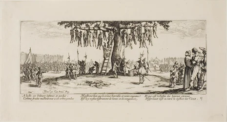 Die Hinrichtung, Tafel elf aus Die Elenden des Krieges