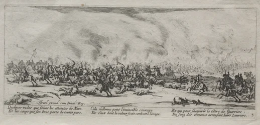 Die großen Leiden des Krieges: Die Schlacht
