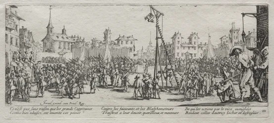 Die großen Leiden des Krieges: Die Strappado