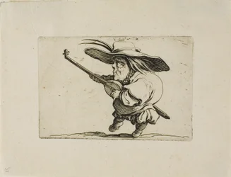 Der Lautenspieler, aus Varie Figure Gobbi