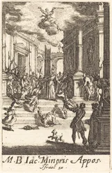 Das Martyrium des heiligen Jakobus Minor, ca. 1634-1635