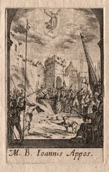 Das Martyrium der Apostel: St. Johannes der Evangelist
