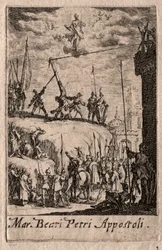 Das Martyrium der Apostel: St. Peter