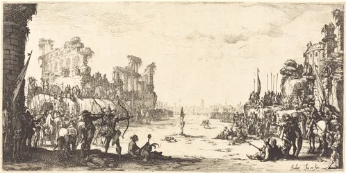 Das Pfeil-Ordal des Heiligen Sebastian, ca. 1632-1633