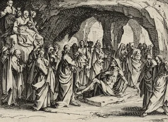 Die Auferstehung des Lazarus, 1635