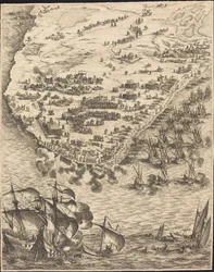 Die Belagerung von La Rochelle [Platte 10 von 16; Set umfasst 1952.8.97-112]