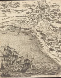 Die Belagerung von La Rochelle [Platte 12 von 16; Set umfasst 1952.8.97-112]