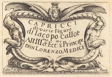 Titelseite für "Die Capricci"