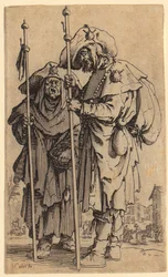 Zwei Pilger, Blatt 3 der Folge „Die Bettler“