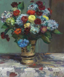 Blumenstrauß aus Hortensien, 1929