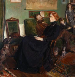 Daniel, Marianne, Francois und Leon Halevy, 1910