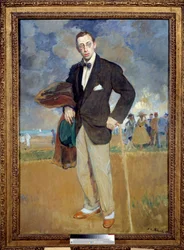 Ganzkörperporträt von Igor Stravinsky (1882-1971) Komponist