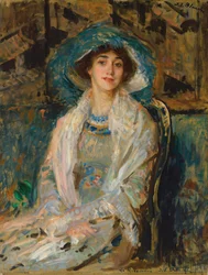 Porträt der Balletttänzerin Tamara Karsavina