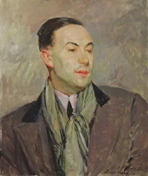 Studie für ein Porträt von Paul Morand (1888-1976)