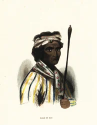 Make-Tetti, Raja von Dao, Molukkeninseln, Indonesien