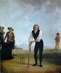 Thomas Hope spielt Cricket