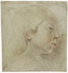 Kinderkopf, nach rechts