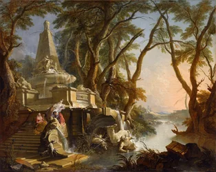Imaginäre Landschaft: Der Fluss