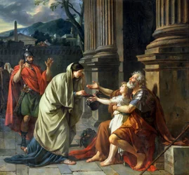 Belisar bittet um Almosen, 1781