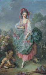 Mademoiselle Guimard als Terpsichore