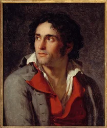 Vermutetes Porträt des Gefängniswärters des Malers Jacques Louis David, der nach Robespierres Sturz 1794 im Gefängnis blieb. 1795 zugeschrieben Jacques Louis David