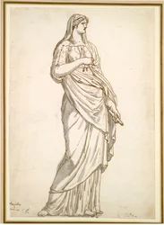 Studie der Sabinerin-Statue aus der Villa Medici
