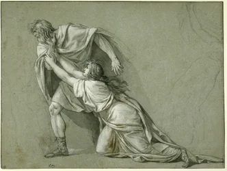 Die Abreise von Marcus Attilius Regulus nach Karthago, 1785-86