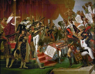 Der Eid der Armee nach der Verteilung der Adler auf dem Marsfeld